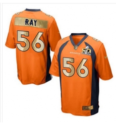 Nike Broncos #56 Shane Ray Orange Team Color Mens Stitched NFL Game Super Bowl 50 Collection Jersey