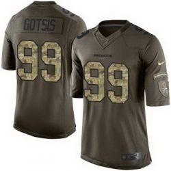 Nike Broncos #99 Adam Gotsis Green Mens Stitched NFL Limited Salute To Service Jersey Nike Broncos #99 Adam Gotsis Green Mens Stitched NFL Limited Salute To Service Jersey