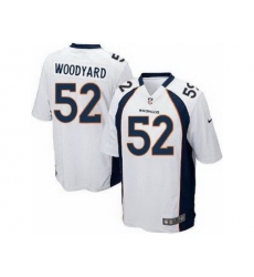 Nike Denver Broncos 52 Wesley Woodyard White Game NFL Jersey