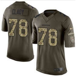 Nike Denver Broncos #78 Ryan Clady Green Men 27s Stitched NFL Limited Salute To Service Jersey Nike Denver Broncos #78 Ryan Clady Green Men 27s Stitched NFL Limited Salute To Service Jersey