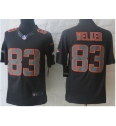 Nike Denver Broncos 83 Wes Welker Black Limited Impact NFL Jersey