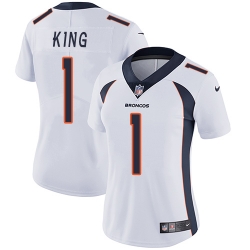 Nike Broncos #1 Marquette King White Womens Stitched NFL Vapor Untouchable Limited Jersey Nike Broncos #1 Marquette King White Womens Stitched NFL Vapor Untouchable Limited Jersey