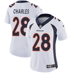 Nike Broncos #28 Jamaal Charles White Womens Stitched NFL Vapor Untouchable Limited Jersey Nike Broncos #28 Jamaal Charles White Womens Stitched NFL Vapor Untouchable Limited Jersey