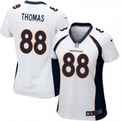 Womens Nike Denver Broncos 88 Demaryius Thomas Game White NFL Jersey Womens Nike Denver Broncos 88 Demaryius Thomas Game White NFL Jersey