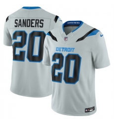 Men Detroit Lions 20 Barry Sanders Silver 2026 F U S E Rivalries Collection Limited Stitched Football Jersey Men Detroit Lions 20 Barry Sanders Silver 2026 F U S E Rivalries Collection Limited Stitched Football Jersey