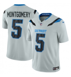 Men Detroit Lions 5 David Montgomery Silver 2026 F U S E Rivalries Collection Limited Stitched Football Jersey Men Detroit Lions 5 David Montgomery Silver 2026 F U S E Rivalries Collection Limited Stitched Football Jersey