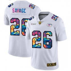 Green Bay Green Bay Green Bay Green Bay Packers 26 Darnell Savage Jr  Men White Nike Multi Color 2020 NFL Crucial Catch Limited NFL Jersey Green Bay Green Bay Green Bay Green Bay Packers 26 Darnell Savage Jr  Men White Nike Multi Color 2020 NFL Crucial Catch Limited NFL Jersey