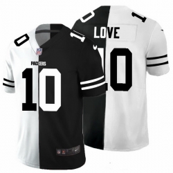 Green Bay Packers 10 Jordan Love Men Black V White Peace Split Nike Vapor Untouchable Limited NFL Jersey Green Bay Packers 10 Jordan Love Men Black V White Peace Split Nike Vapor Untouchable Limited NFL Jersey