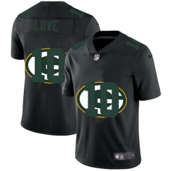 Green Bay Packers 10 Jordan Love Men Nike Team Logo Dual Overlap Limited NFL Jersey Black Green Bay Packers 10 Jordan Love Men Nike Team Logo Dual Overlap Limited NFL Jersey Black