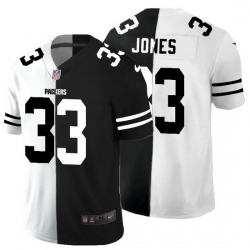 Green Bay Packers 33 Aaron Jones Men Black V White Peace Split Nike Vapor Untouchable Limited NFL Jersey Green Bay Packers 33 Aaron Jones Men Black V White Peace Split Nike Vapor Untouchable Limited NFL Jersey