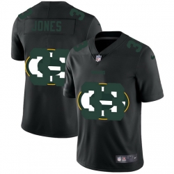 Green Bay Packers 33 Aaron Jones Men Nike Team Logo Dual Overlap Limited NFL Jersey Black Green Bay Packers 33 Aaron Jones Men Nike Team Logo Dual Overlap Limited NFL Jersey Black