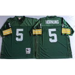 Men Green Bay Green Bay Packers 5 Paul Hornung Green M&N Throwback Jersey Men Green Bay Green Bay Packers 5 Paul Hornung Green M&N Throwback Jersey