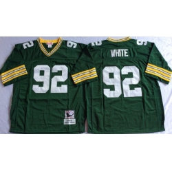 Men Green Bay Green Bay Packers 92 Reggie Green M&N Throwback Jersey Men Green Bay Green Bay Packers 92 Reggie Green M&N Throwback Jersey
