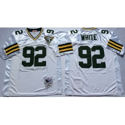 Men Green Bay Green Bay Packers 92 Reggie White M&N Throwback Jersey Men Green Bay Green Bay Packers 92 Reggie White M&N Throwback Jersey
