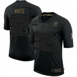 Men Nike Green Bay Packers 92 Reggie White 2020 Black Vapor Limited Jersey Men Nike Green Bay Packers 92 Reggie White 2020 Black Vapor Limited Jersey