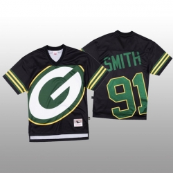 NFL Green Bay Packers 91 Preston Smith Black Men Mitchell  26 Nell Big Face Fashion Limited NFL Jersey NFL Green Bay Packers 91 Preston Smith Black Men Mitchell  26 Nell Big Face Fashion Limited NFL Jersey