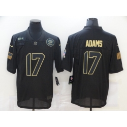 Nike Green Bay Green Bay Packers 17 Davante Adams Black 2020 Salute To Service Limited Jersey Nike Green Bay Green Bay Packers 17 Davante Adams Black 2020 Salute To Service Limited Jersey