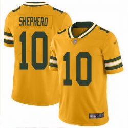 Nike Packers 10 Darrius Shepherd Gold Men Stitched NFL Limited Inverted Legend Jersey Nike Packers 10 Darrius Shepherd Gold Men Stitched NFL Limited Inverted Legend Jersey