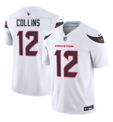 Men Houston Texans 12 Nico Collins White 2026 F U S E Vapor Limited Stitched Football Jersey Men Houston Texans 12 Nico Collins White 2026 F U S E Vapor Limited Stitched Football Jersey