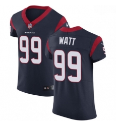 Men Nike Houston Texans 99 JJ Watt Navy Blue Team Color Vapor Untouchable Elite Player NFL Jersey