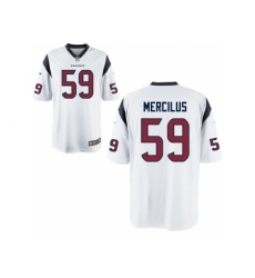 Nike Houston Texans 59 Whitney Mercilus White Game NFL Jersey