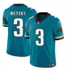 Men Jacksonville Jaguars 3 Jokobi Meyers Teal 2025 F U S E Prowler Throwback Vapor Limited Stitched Football Jersey Men Jacksonville Jaguars 3 Jokobi Meyers Teal 2025 F U S E Prowler Throwback Vapor Limited Stitched Football Jersey