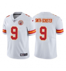 Men Kansas City Chiefs 9 JuJu Smith Schuster Vapor Untouchable White Limited Stitched Football Jersey