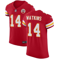 Nike Chiefs #14 Sammy Watkins Red Team Color Mens Stitched NFL Vapor Untouchable Elite Jersey Nike Chiefs #14 Sammy Watkins Red Team Color Mens Stitched NFL Vapor Untouchable Elite Jersey