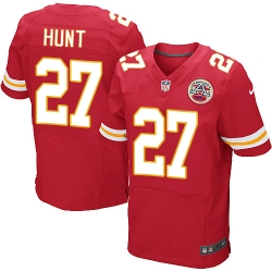 Nike Chiefs #27 Kareem Hunt Red Team Color Mens Stitched NFL Elite Jersey Nike Chiefs #27 Kareem Hunt Red Team Color Mens Stitched NFL Elite Jersey