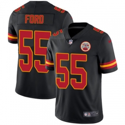 Nike Chiefs #55 Dee Ford Black Mens Stitched NFL Limited Rush Jersey Nike Chiefs #55 Dee Ford Black Mens Stitched NFL Limited Rush Jersey