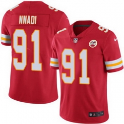 Nike Chiefs #91 Derrick Nnadi Red Team Color Mens Stitched NFL Vapor Untouchable Limited Jersey Nike Chiefs #91 Derrick Nnadi Red Team Color Mens Stitched NFL Vapor Untouchable Limited Jersey