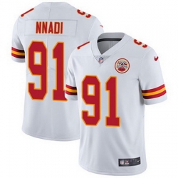 Nike Chiefs #91 Derrick Nnadi White Mens Stitched NFL Vapor Untouchable Limited Jersey Nike Chiefs #91 Derrick Nnadi White Mens Stitched NFL Vapor Untouchable Limited Jersey