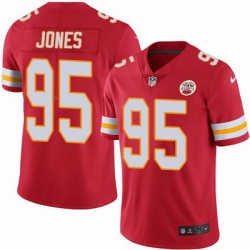 Nike Chiefs #95 Chris Jones Red Team Color Mens Stitched NFL Vapor Untouchable Limited Jersey Nike Chiefs #95 Chris Jones Red Team Color Mens Stitched NFL Vapor Untouchable Limited Jersey