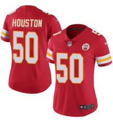 Nike Chiefs #50 Justin Houston Red Team Color Womens Stitched NFL Vapor Untouchable Limited Jersey