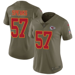 Nike Chiefs #57 Breeland Speaks Olive Womens Stitched NFL Limited 2017 Salute to Service Jersey Nike Chiefs #57 Breeland Speaks Olive Womens Stitched NFL Limited 2017 Salute to Service Jersey