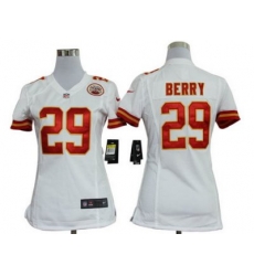 Women Nike Kansas City Chiefs 29# Berry White Jersey