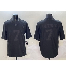 Men Las Vegas Raiders 7 Colin Kaepernick Black Vapor Limited Stitched Football Jersey Men Las Vegas Raiders 7 Colin Kaepernick Black Vapor Limited Stitched Football Jersey