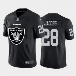 Nike Las Vegas Raiders 28 Josh Jacobs Black Team Big Logo Vapor Untouchable Limited Jersey Nike Las Vegas Raiders 28 Josh Jacobs Black Team Big Logo Vapor Untouchable Limited Jersey