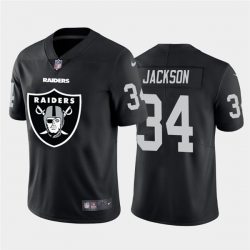 Nike Las Vegas Raiders 34 Bo Jackson Black Team Big Logo Vapor Untouchable Limited Jersey Nike Las Vegas Raiders 34 Bo Jackson Black Team Big Logo Vapor Untouchable Limited Jersey