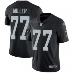 Nike Raiders #77 Kolton Miller Black Team Color Mens Stitched NFL Vapor Untouchable Limited Jersey Nike Raiders #77 Kolton Miller Black Team Color Mens Stitched NFL Vapor Untouchable Limited Jersey