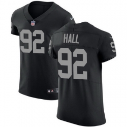 Nike Raiders #92 P J Hall Black Team Color Mens Stitched NFL Vapor Untouchable Elite Jersey Nike Raiders #92 P J Hall Black Team Color Mens Stitched NFL Vapor Untouchable Elite Jersey