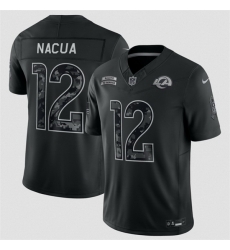 Men Los Angeles Rams 12 Puka Nacua Black F U S E 2026 Salute to Service Limited Stitched Football Jersey Men Los Angeles Rams 12 Puka Nacua Black F U S E 2026 Salute to Service Limited Stitched Football Jersey