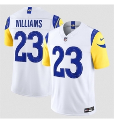 Men Los Angeles Rams Kyren Williams White 2026 F U S E Vapor Limited Stitched Football Jersey Men Los Angeles Rams Kyren Williams White 2026 F U S E Vapor Limited Stitched Football Jersey