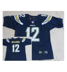 Nike San Diego Chargers 12 Robert Meachem Dark Blue Elite New NFL Jersey