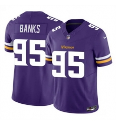 Men Minnesota Vikings 95 Caleb Banks Purple 2026 Draft F U S E Vapor Untouchable Limited Stitched Jersey Men Minnesota Vikings 95 Caleb Banks Purple 2026 Draft F U S E Vapor Untouchable Limited Stitched Jersey