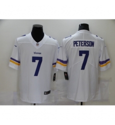 Men's Minnesota Vikings #7 Patrick Peterson Nike White Player Limited Jersey