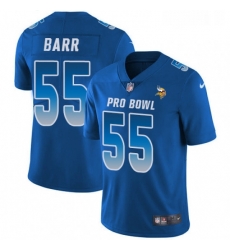 Mens Nike Minnesota Vikings 55 Anthony Barr Limited Royal Blue 2018 Pro Bowl NFL Jersey