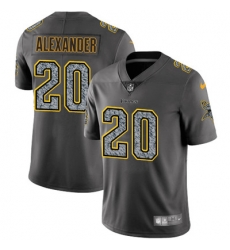 Nike Vikings #20 Mackensie Alexander Gray Static Mens NFL Vapor Untouchable Game Jersey