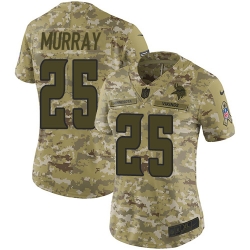 Nike Vikings #25 Latavius Murray Camo Women Stitched NFL Limited 2018 Salute to Service Jersey Nike Vikings #25 Latavius Murray Camo Women Stitched NFL Limited 2018 Salute to Service Jersey
