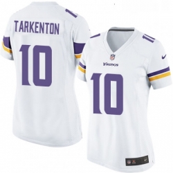 Womens Nike Minnesota Vikings 10 Fran Tarkenton Game White NFL Jersey Womens Nike Minnesota Vikings 10 Fran Tarkenton Game White NFL Jersey